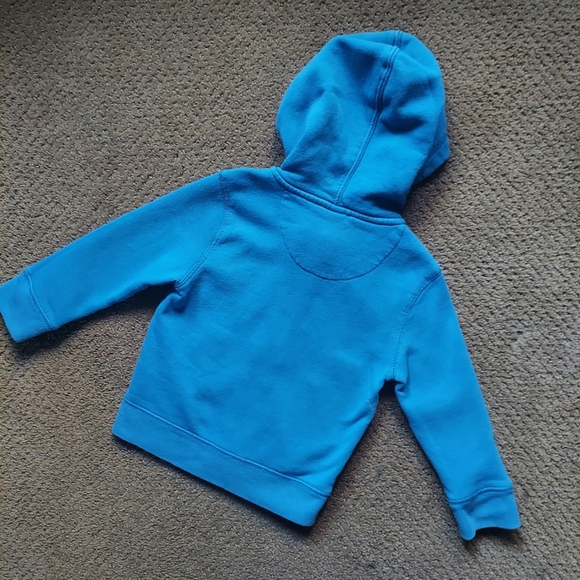 Baby GAP 3T Toddler Boy Full Zip Hoodie In Sky Blue - Picture 3 of 4